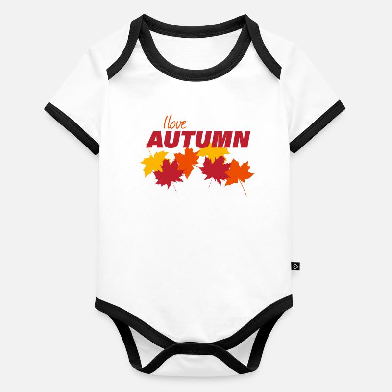 Autumn Organic Baby Contrasting Bodysuit