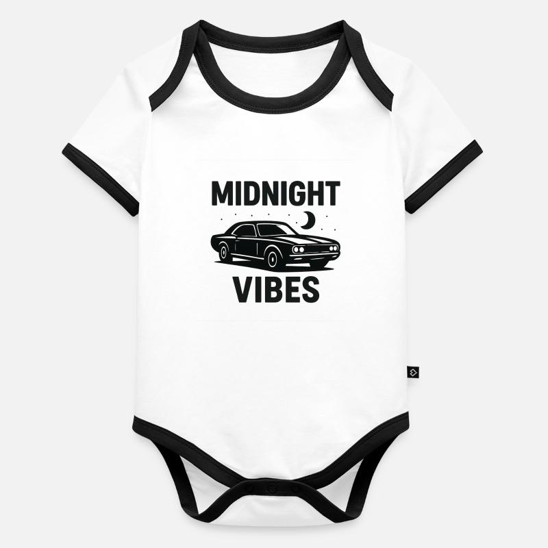 Vibes Merch Organic Baby Contrasting Bodysuit