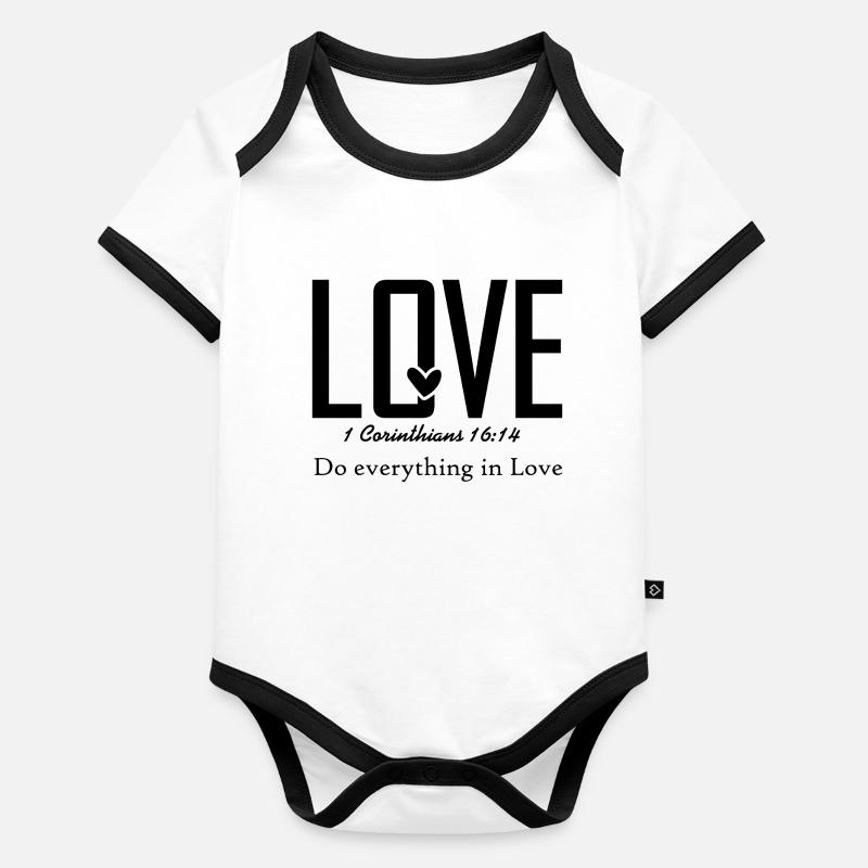 Designanalyse fehlt – Bild erneut hochladen Baby Bio-Kurzarm-Kontrastbody