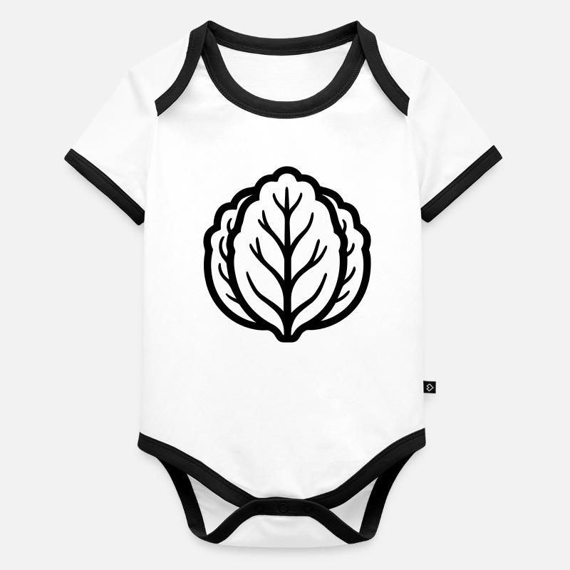 cabbage Organic Baby Contrasting Bodysuit