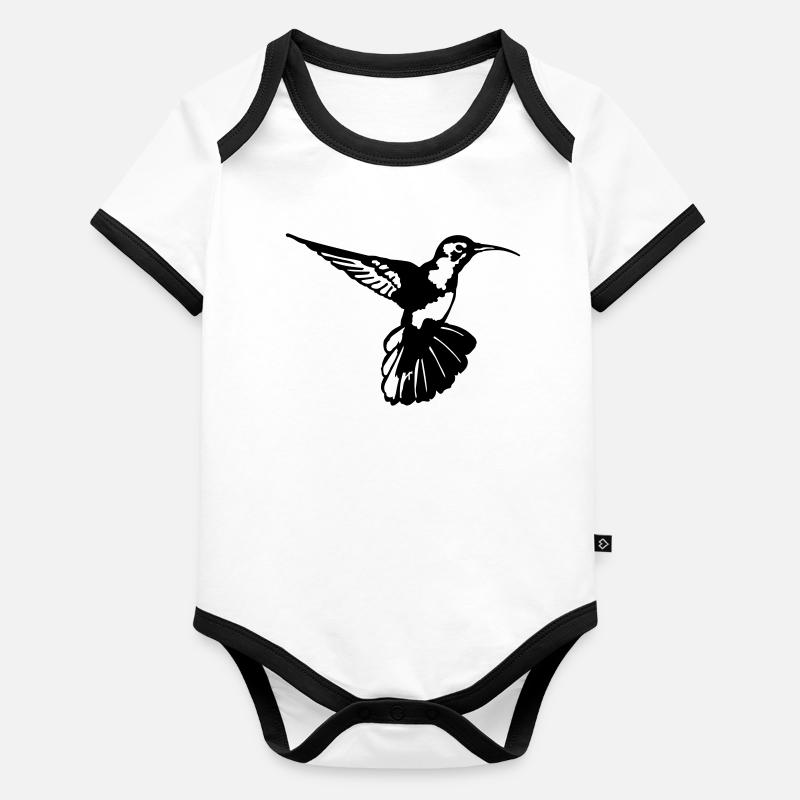 Hummingbird Organic Baby Contrasting Bodysuit