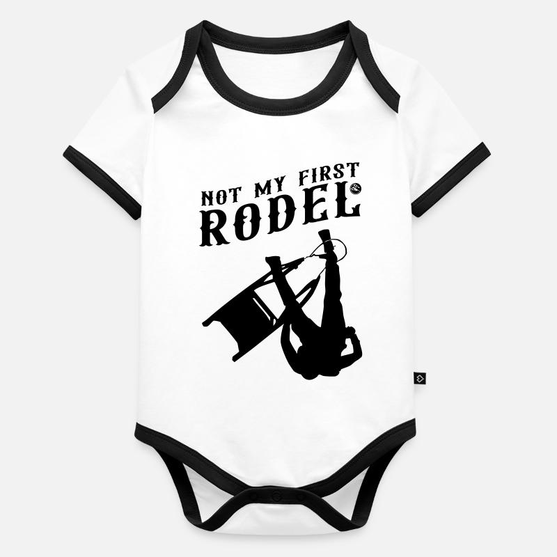 RG-RODEO2 Body Bébé bio contrasté manches courtes