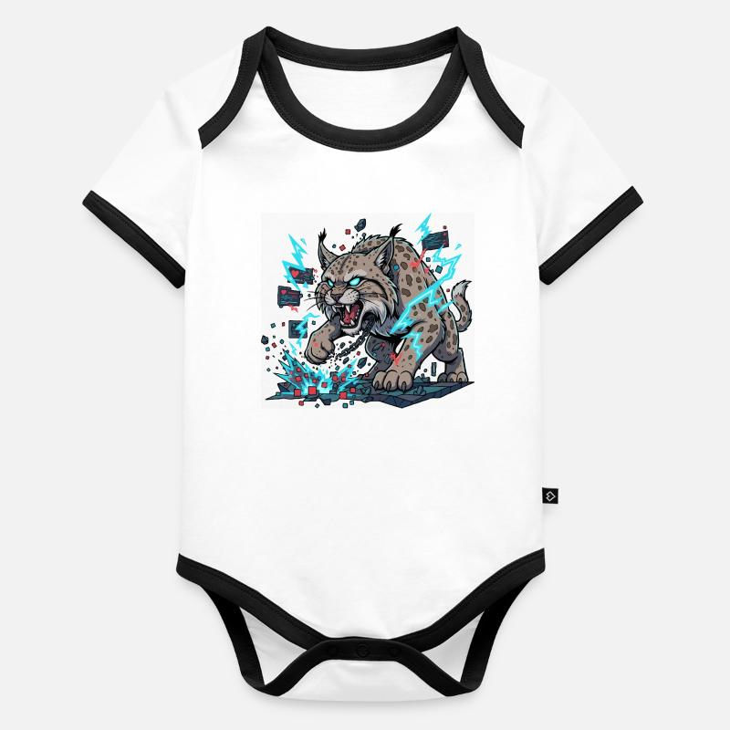 Cyber Linx Baby Bio-Kurzarm-Kontrastbody