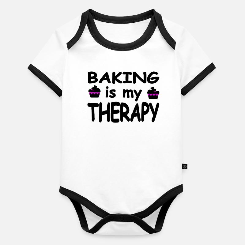Cuire Body Bébé bio contrasté manches courtes