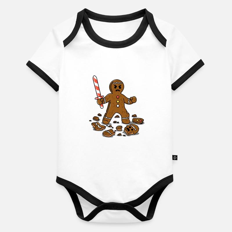 The Final Crumb Organic Baby Contrasting Bodysuit