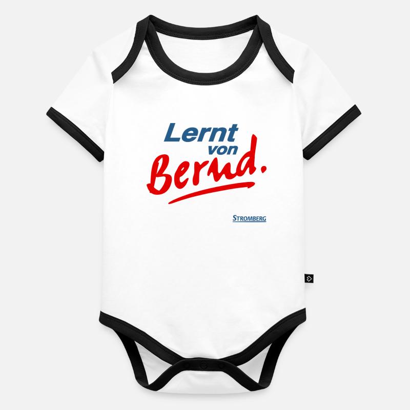 Stromberg avec le Lernt de Bernd Body Bébé bio contrasté manches courtes