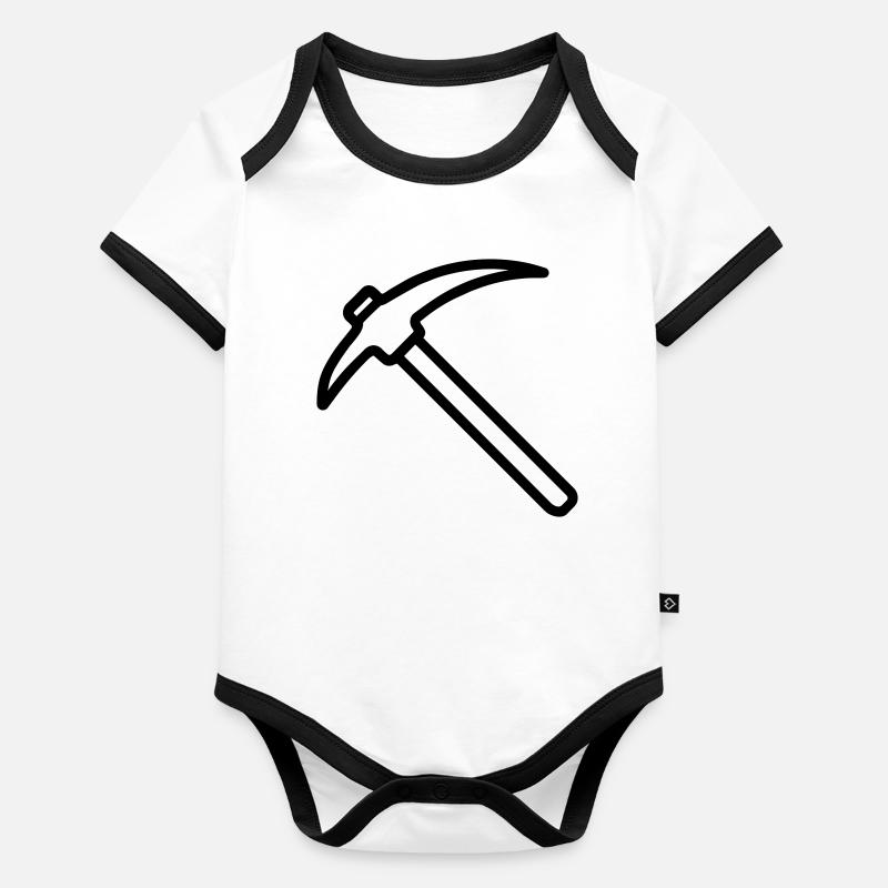 Eispickel Baby Bio-Kurzarm-Kontrastbody