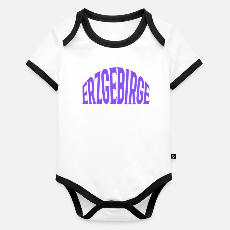 Ore Mountains Organic Baby Contrasting Bodysuit
