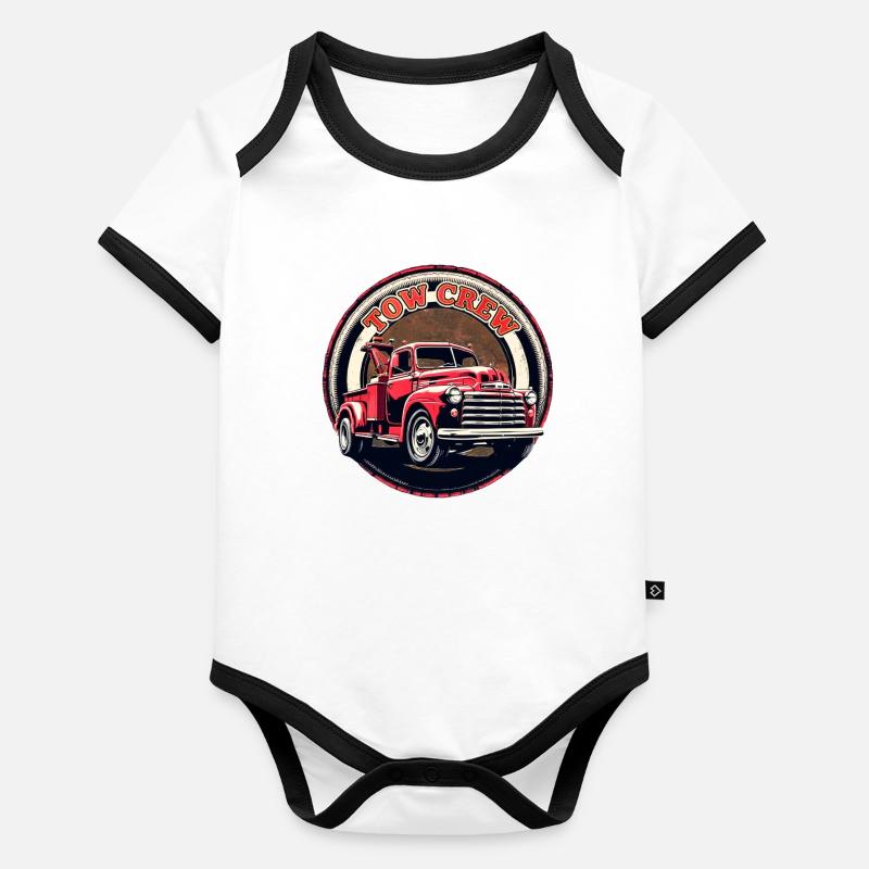 TOW CREW Organic Baby Contrasting Bodysuit
