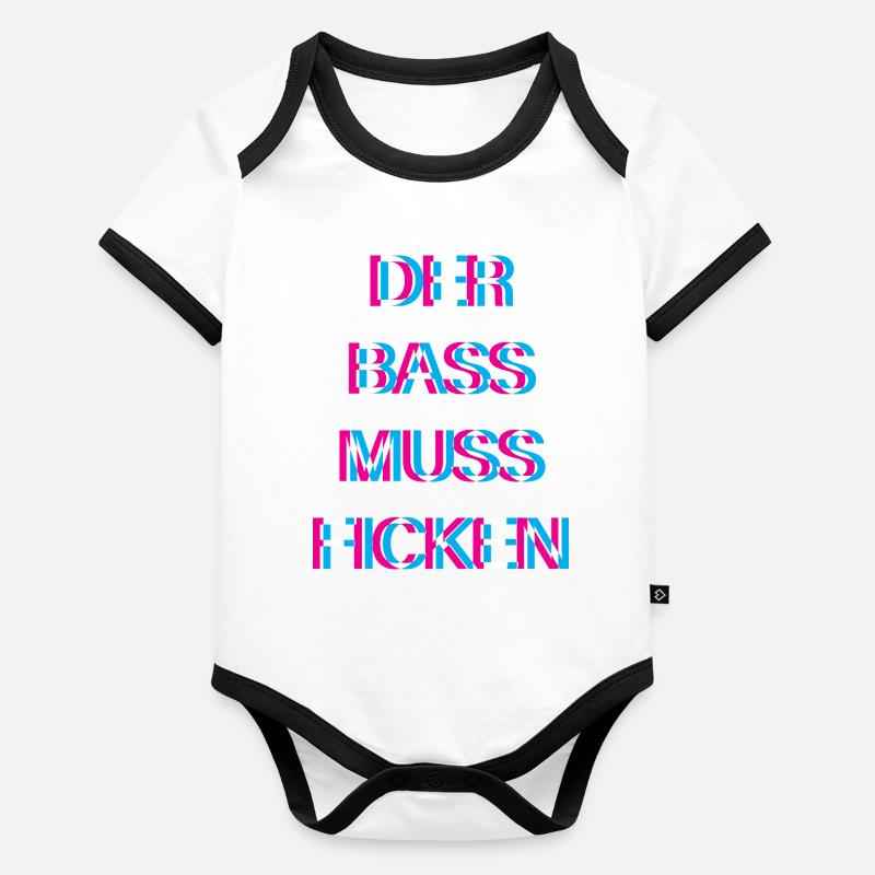 Hardtekk Tekk Organic Baby Contrasting Bodysuit