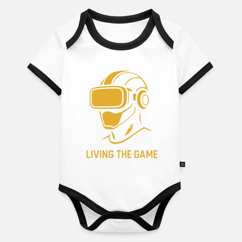 Leben im Spiel VR-Avatar Baby Bio-Kurzarm-Kontrastbody