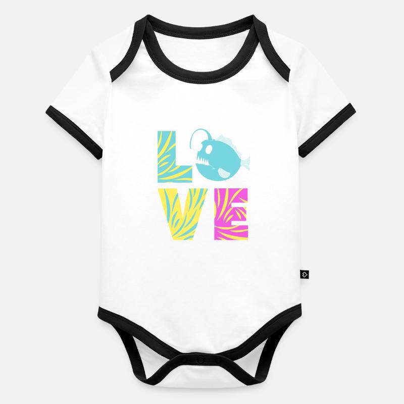 Frogfish Organic Baby Contrasting Bodysuit