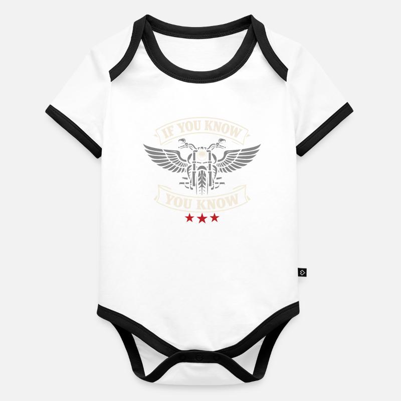 Why we ride motorcycles, Organic Baby Contrasting Bodysuit