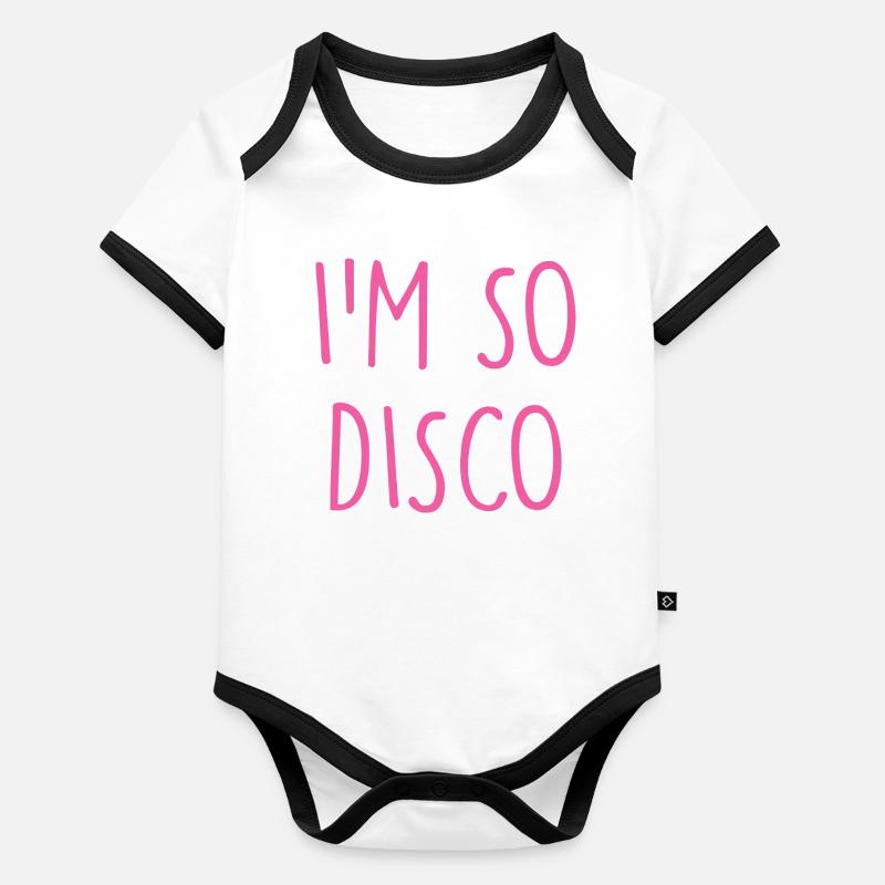 Baby Bio-Kurzarm-Kontrastbody