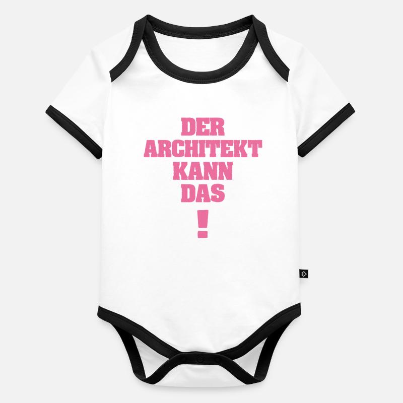 architect Organic Baby Contrasting Bodysuit