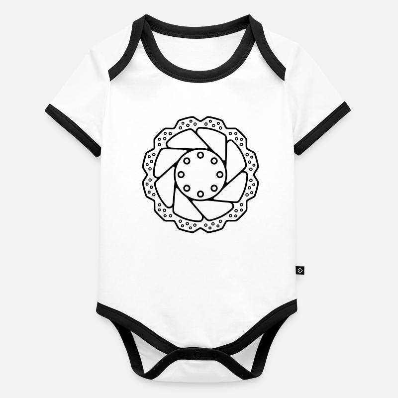 Brake Disc Bicycle MTB Part Organic Baby Contrasting Bodysuit
