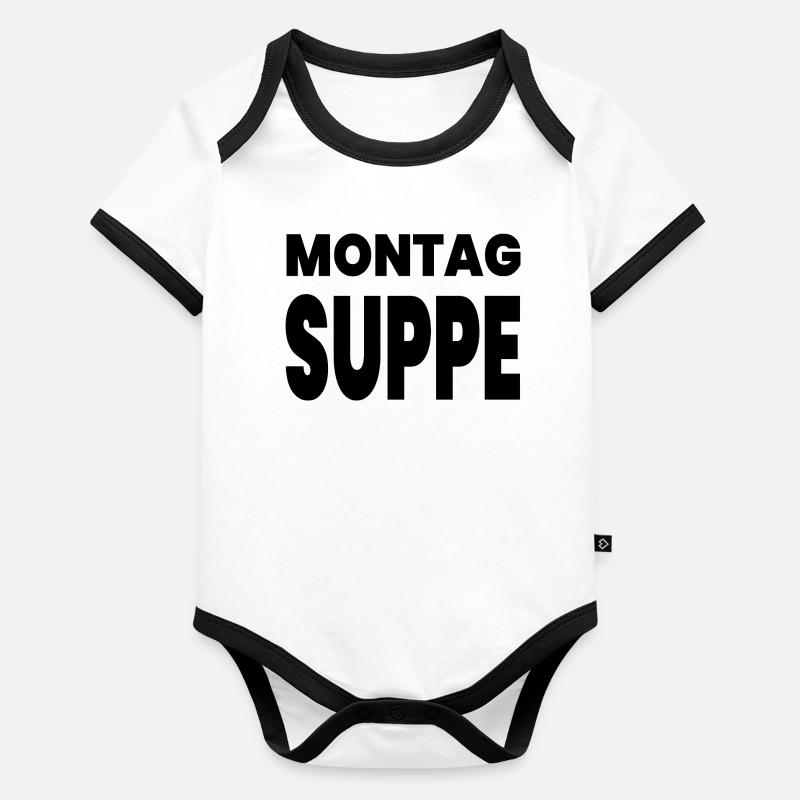 Soup Organic Baby Contrasting Bodysuit