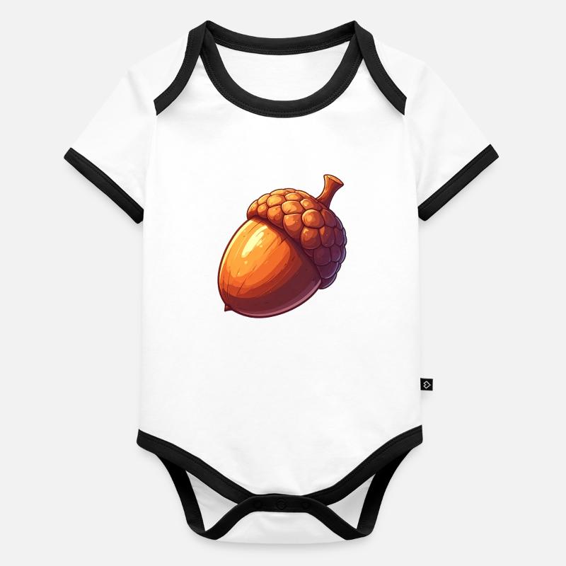 gland Body Bébé bio contrasté manches courtes