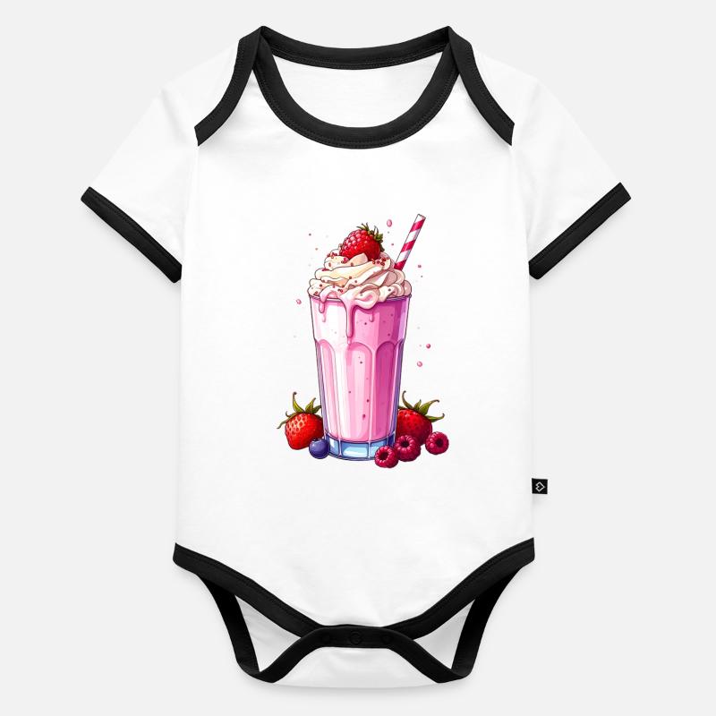 Milkshake Organic Baby Contrasting Bodysuit