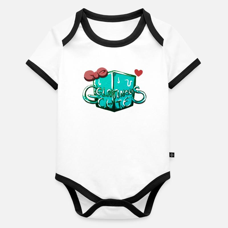 Gelatinous Cube Baby Bio-Kurzarm-Kontrastbody