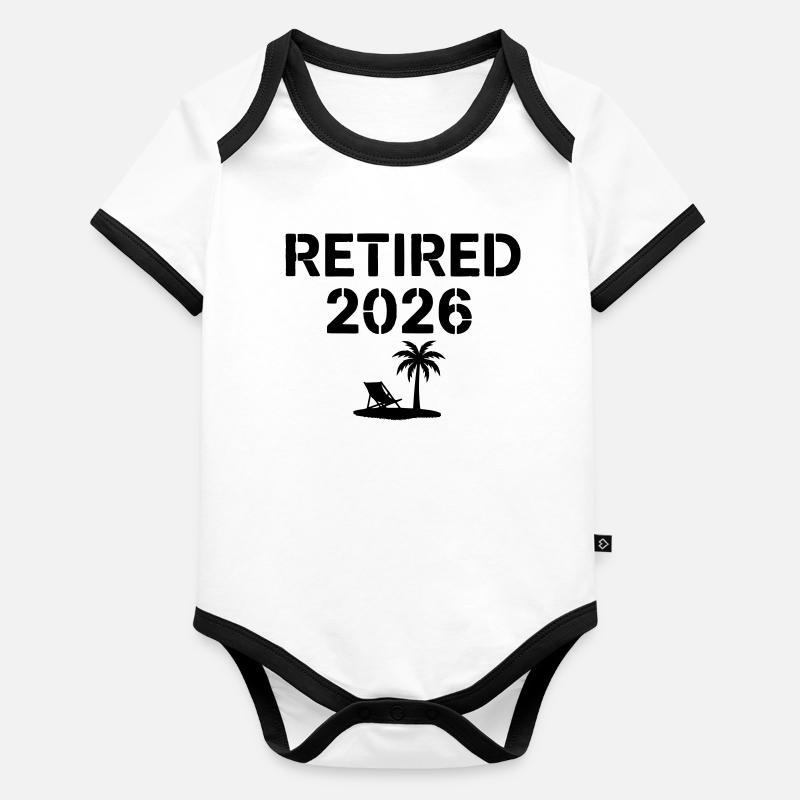 Retired 2026 Pension Palm Beach Organic Baby Contrasting Bodysuit