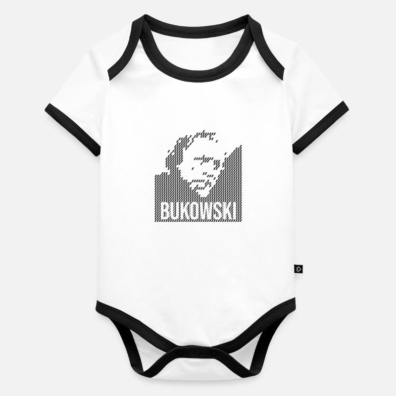 Charles Bukowski Conception du portrait Body Bébé bio contrasté manches courtes
