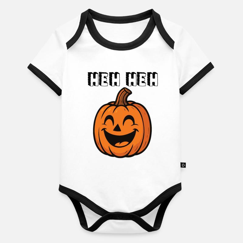 Heh Heh Baby Bio-Kurzarm-Kontrastbody