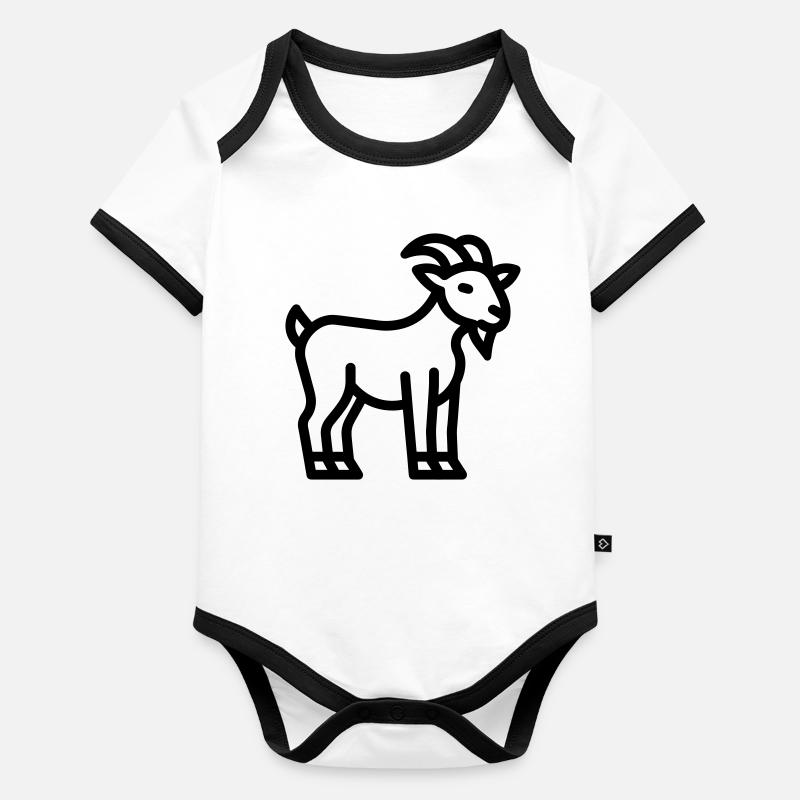 goat Organic Baby Contrasting Bodysuit