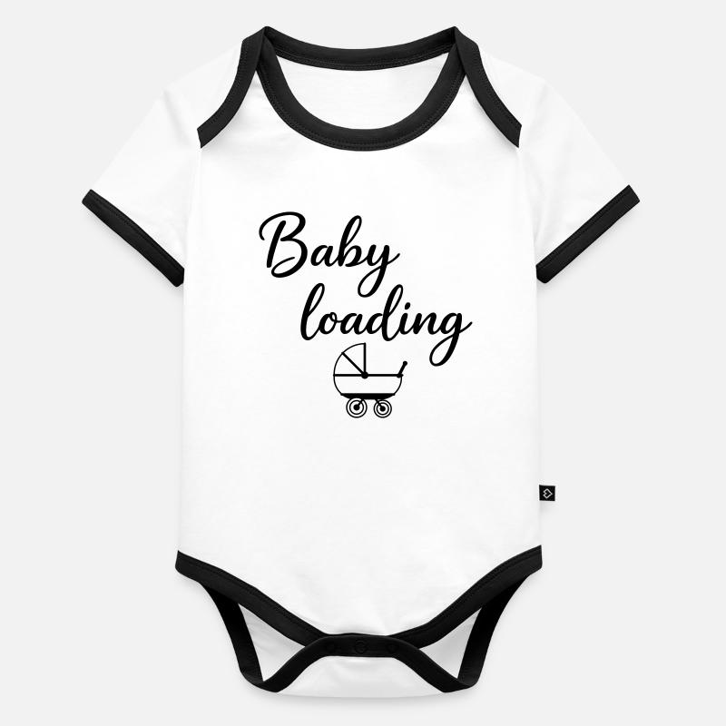 Chargement de bébé Body Bébé bio contrasté manches courtes