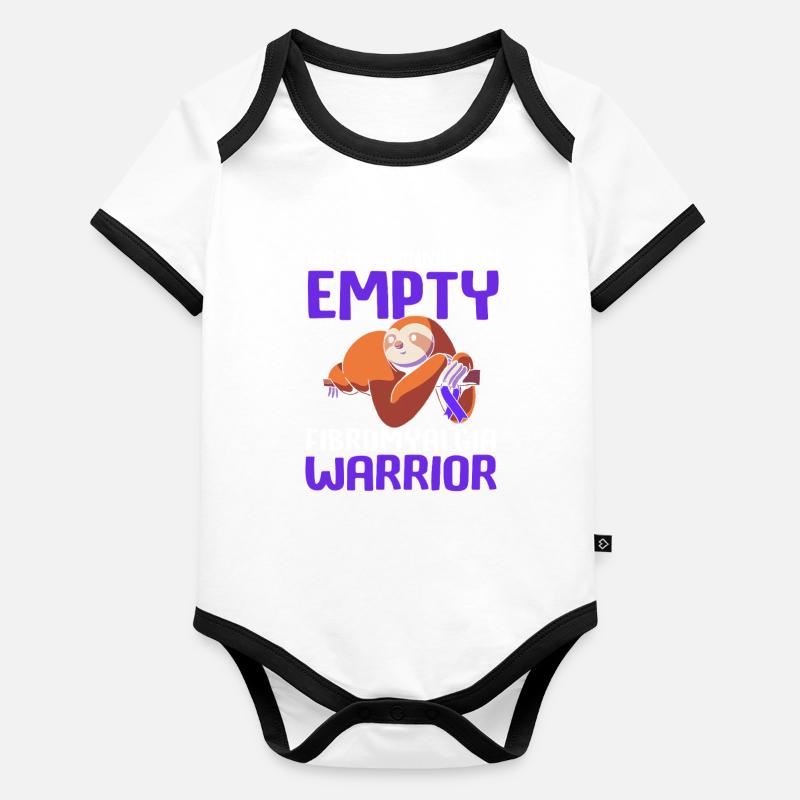 Fibromyalgia Fibro Organic Baby Contrasting Bodysuit