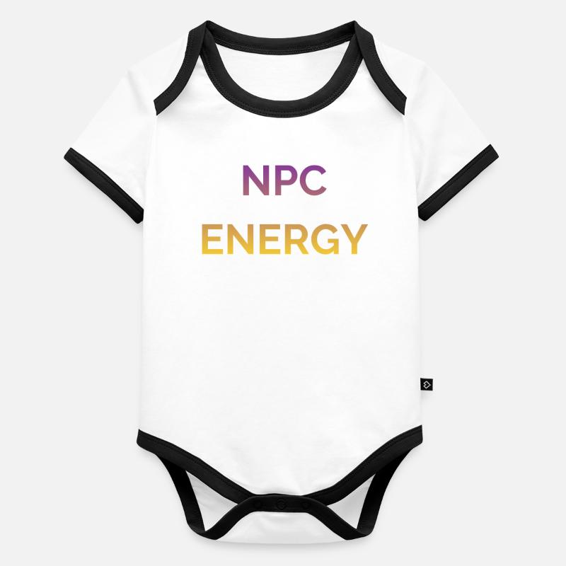 Logo du Gradient d’Énergie NPC Body Bébé bio contrasté manches courtes