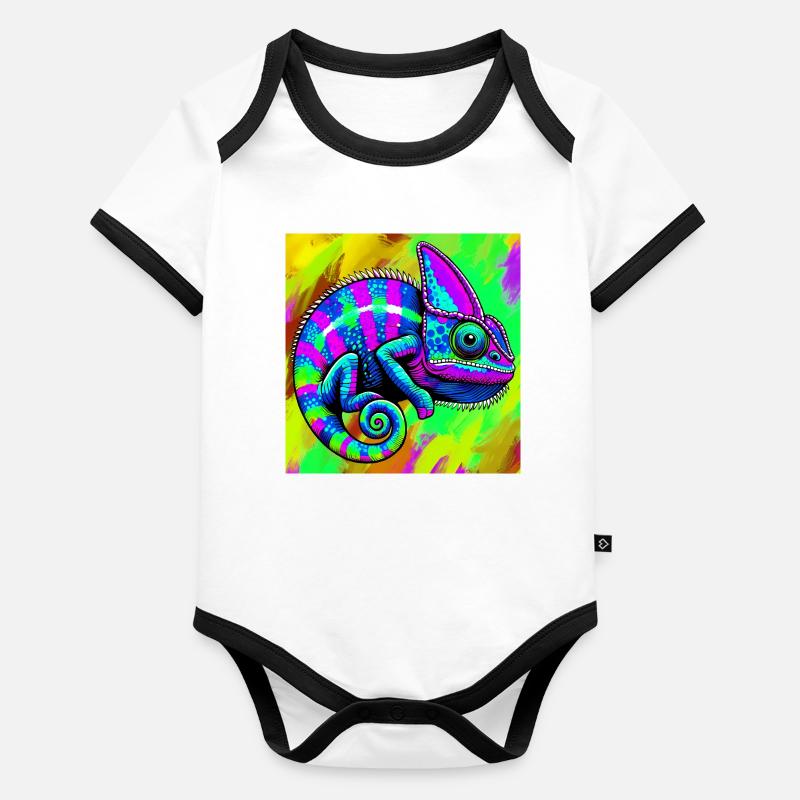 chameleon Organic Baby Contrasting Bodysuit