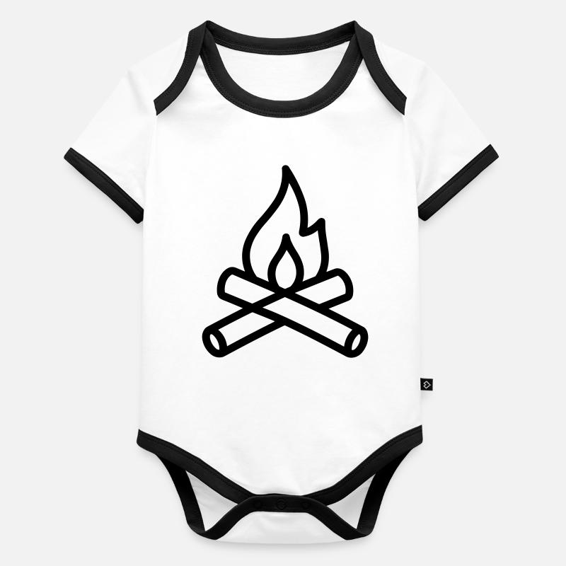 Campfire Organic Baby Contrasting Bodysuit
