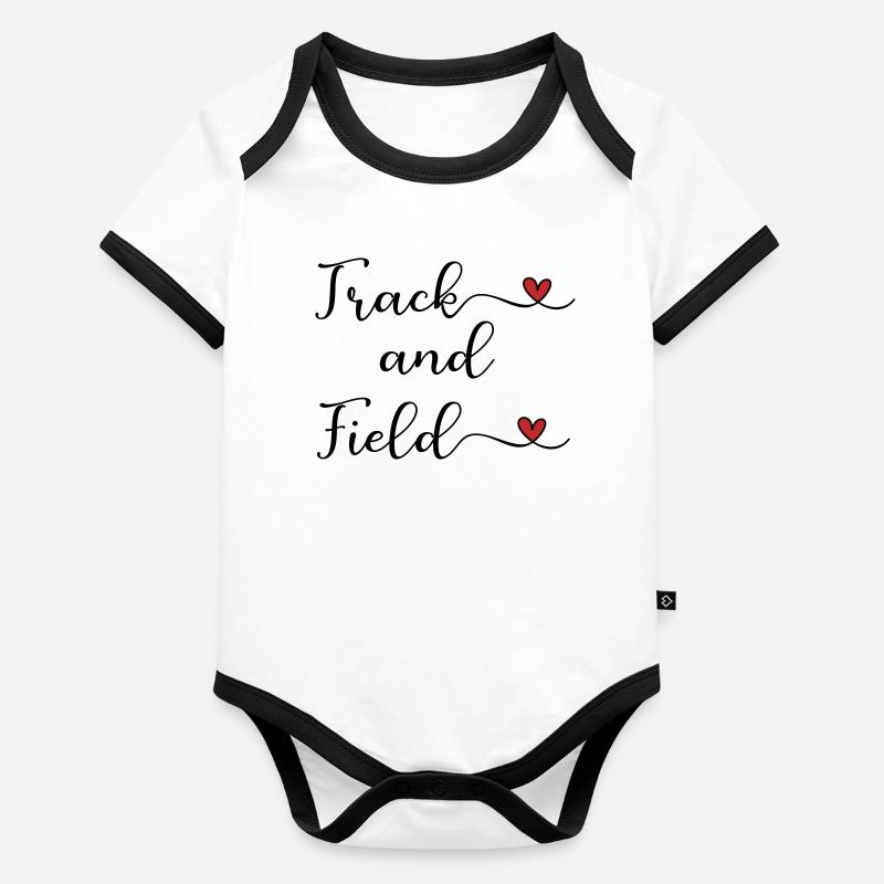 Leichtathletik Baby Bio-Kurzarm-Kontrastbody