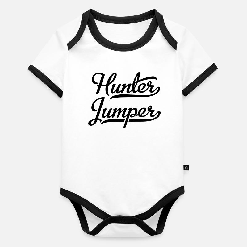 Hunter Jumper - Organic Baby Contrasting Bodysuit - 