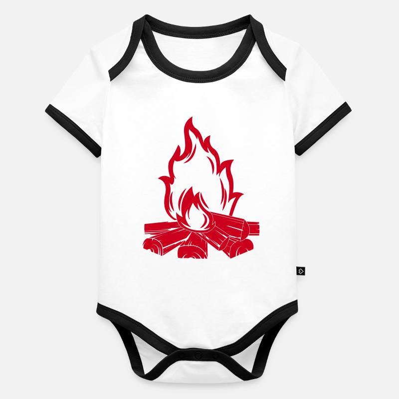Campfire Organic Baby Contrasting Bodysuit