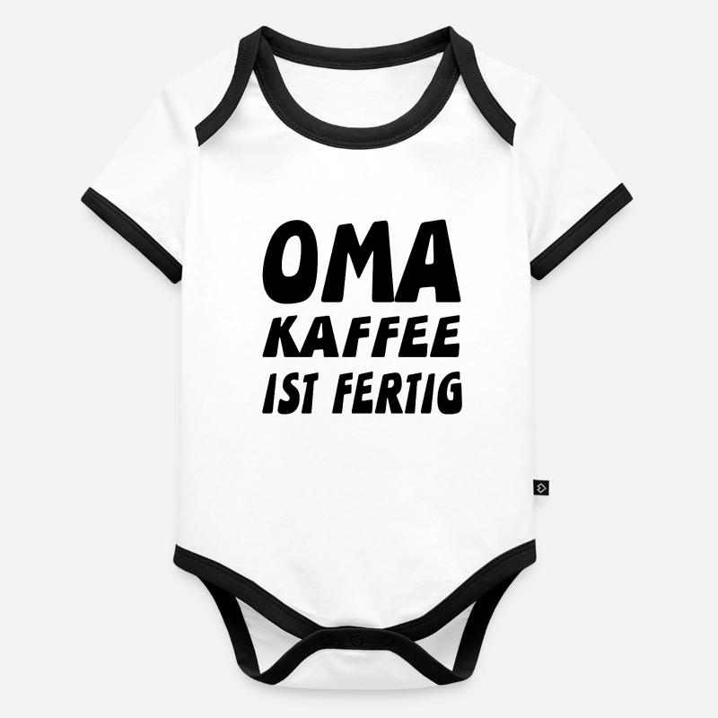 Oma Baby Bio-Kurzarm-Kontrastbody