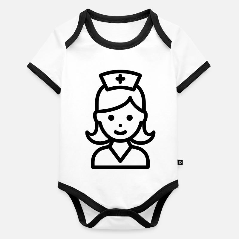 nurse Organic Baby Contrasting Bodysuit