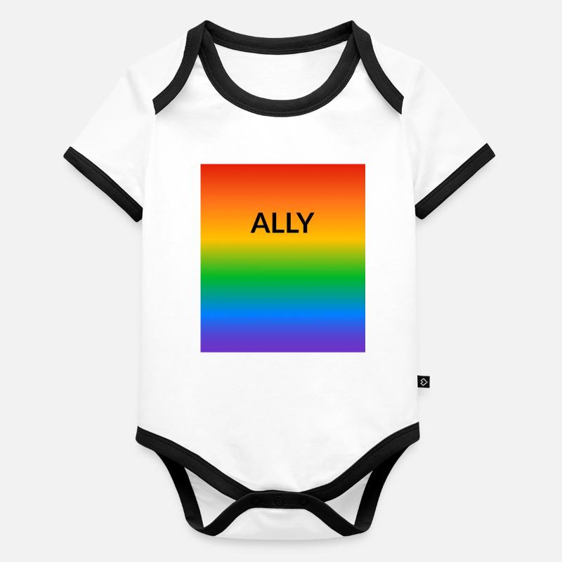 Pride Ally Organic Baby Contrasting Bodysuit