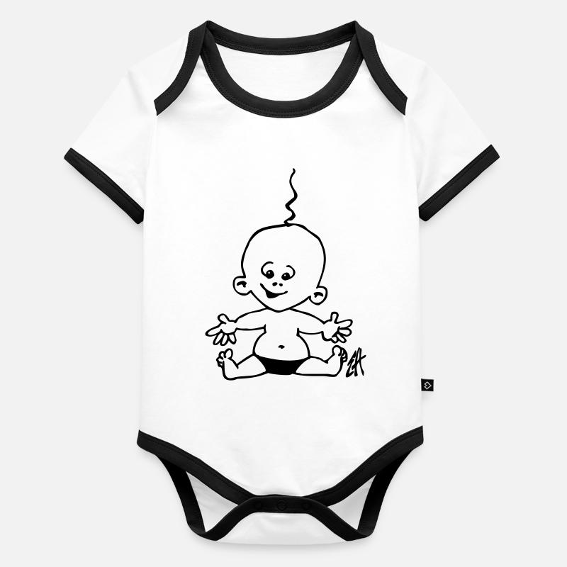 Baby Organic Baby Contrasting Bodysuit