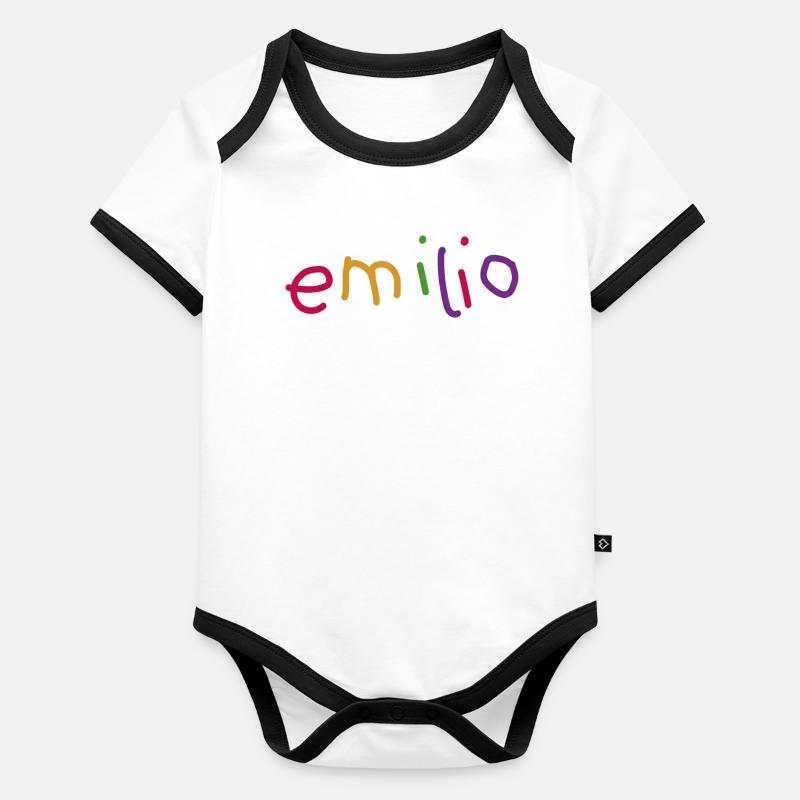 Emilio Organic Baby Contrasting Bodysuit
