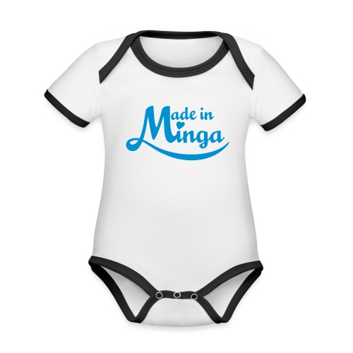 Made in Minga - für echte Münchner Originale! - Baby Bio-Kurzarm-Kontrastbody