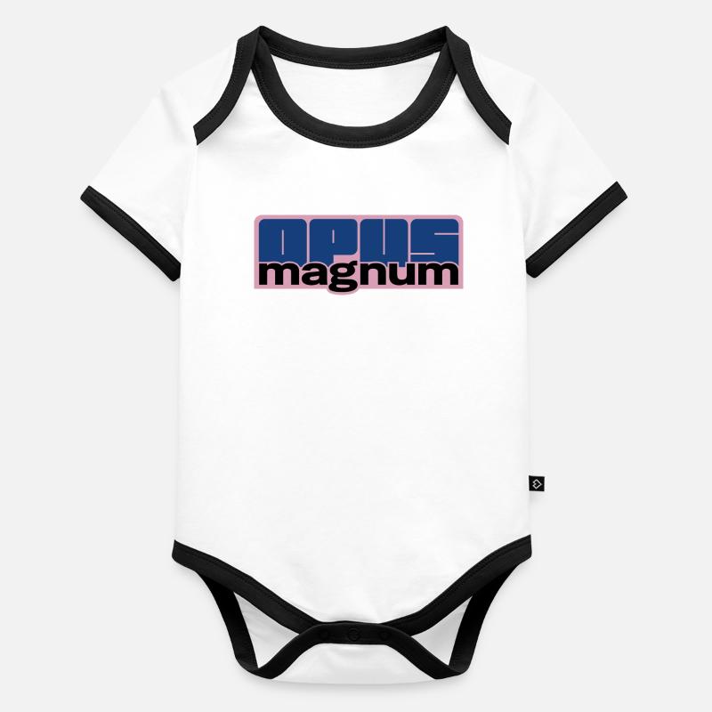 OPUS MAGNUM Organic Baby Contrasting Bodysuit