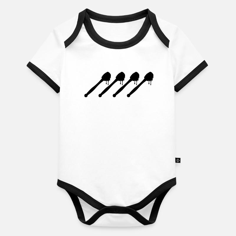Honey dipper Organic Baby Contrasting Bodysuit