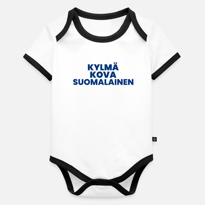 COLD HARD FINNISH v2 Baby Bio-Kurzarm-Kontrastbody