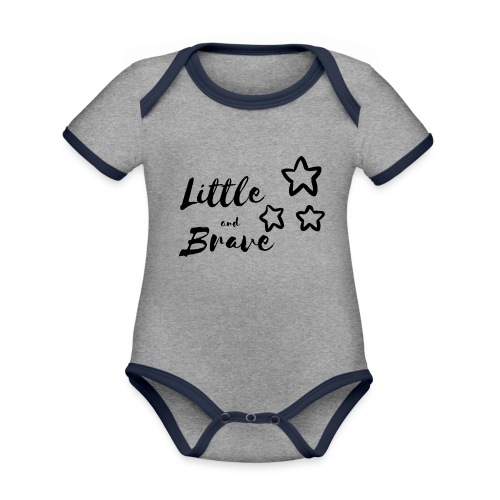 Little and Brave - Baby Bio-Kurzarm-Kontrastbody