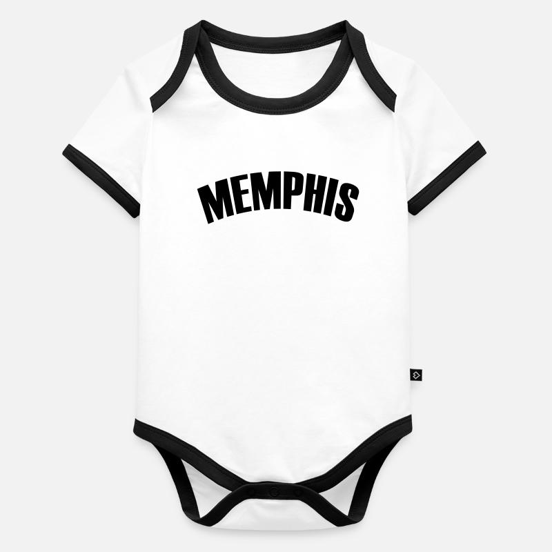 Memphis Shirt Organic Baby Contrasting Bodysuit