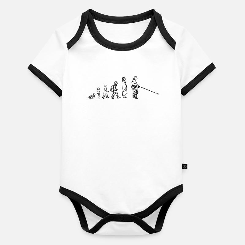 Évolution de Fischer Body Bébé bio contrasté manches courtes
