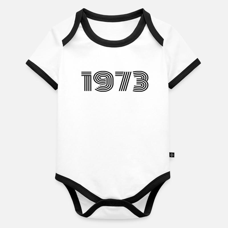 52. Geburtstag 52 Jahre Jubiläum Baby Bio-Kurzarm-Kontrastbody