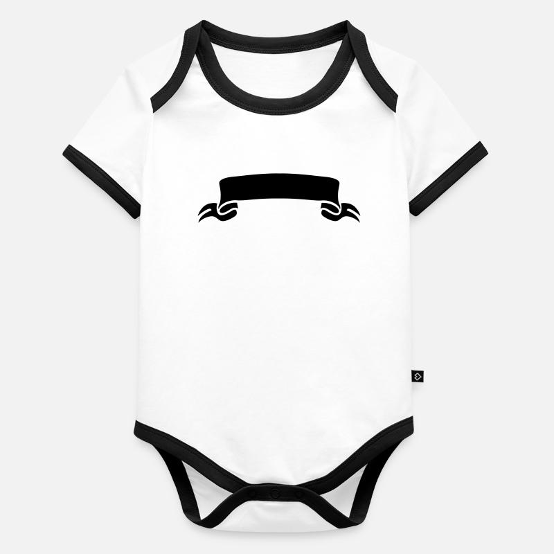 manche Body Bébé bio contrasté manches courtes